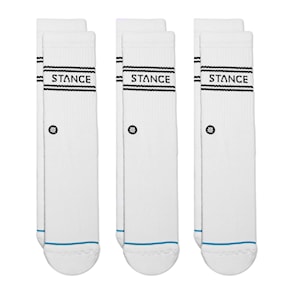 Ponožky Stance Basic 3 Pack Crew white 2023