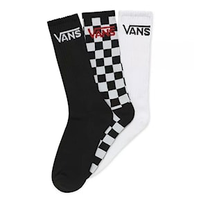 Ponožky Vans Classic Crew black/checkerboard 2022