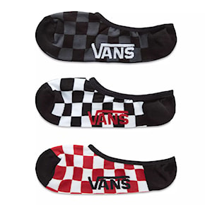 Ponožky Vans Classic Super No Show red-white check 2021