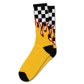 Socks Vans Flame Check Crew black/white check/flame 2022