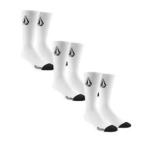 Ponožky Volcom Full Stone Sock 3Pk white 2026