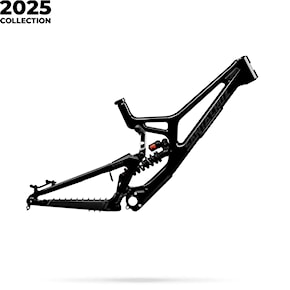 Bike Frame Santa Cruz V10 CC FAC MX gloss black sparkle 2025