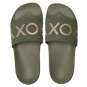 Pantofle Roxy Slippy II army green 2022