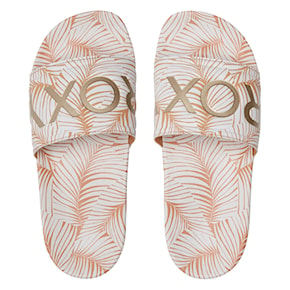 Slide Sandals Roxy Slippy Printed white/tan 2022