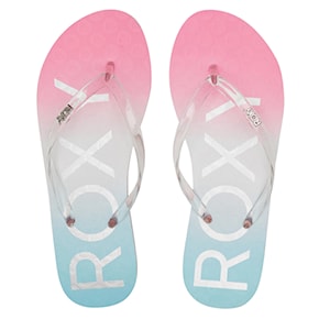 Flip-Flops Roxy Viva Jelly white/crazy pink/turquoise 2022
