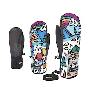 Rukavice na snowboard Level Vertigo Mitt Teen logos 2026