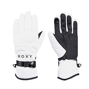 Snowboard Gloves Roxy Jetty Solid bright white 2025