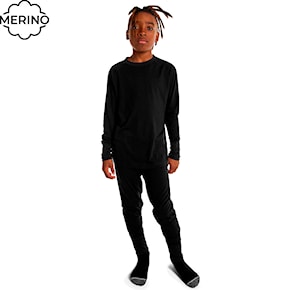 Sada funkčního prádla Burton Kids Toddlers Merino Set true black 2025