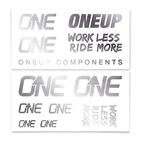 Stickers OneUp Decal Kit Handlebar silver