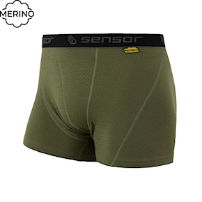 Boxer Shorts Sensor Merino Double Face safari green 2024