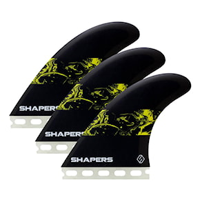 Surf finy Shapers Core Lite Tri Single black/yellow