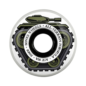 Skateboard kolieska Bones ATF All Tank All Terrain Formula 56 mm/80 A white