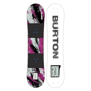 Deska snowboardowa Burton Grom Purple/Teal 2023/2024