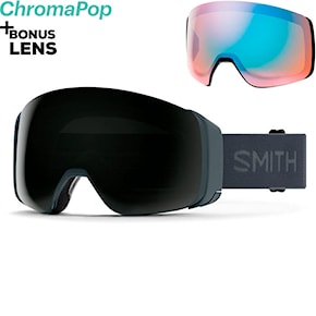 Snowboardové brýle Smith 4D Mag slate | cp sun black +cp storm blue 2025