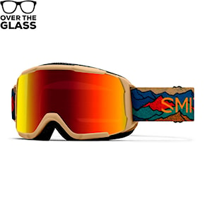 Snowboard Goggles Smith Daredevil sandstorm summits | red solx mirror 2025