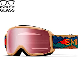 Snowboard Goggles Smith Grom sandstorm summits | ignitor mirror antifog 2025