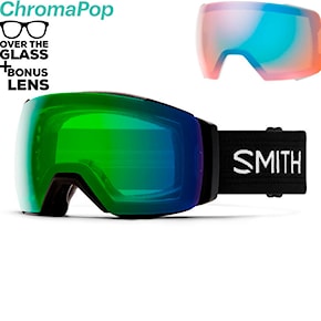 Snowboard Goggles Smith I/O Mag XL black | cp everyday green mirror+cp storm blue 2025