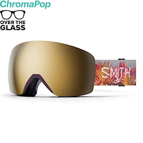 Snowboard Goggles Smith Skyline as caroline c | chromapop sun black gold mirror 2024