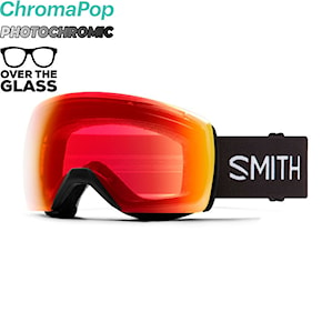 Snowboardové okuliare Smith Skyline XL black | cp photochromic red mirror 2024