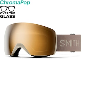 Snowboard Goggles Smith Skyline XL chalk | cp sun black gold mirror 2025