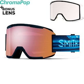 Snowboardové okuliare Smith Squad ac tess coady | cp ed rose gold mirror+clear 2025