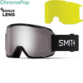 Snowboardové brýle Smith Squad black | cp sun platinum mirror+yellow 2025