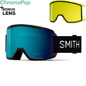 Snowboardové okuliare Smith Squad black | cp sun blue mirror+yellow 2025