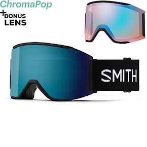 Snowboardové brýle Smith Squad MAG black | cp sun blue mirror+cp storm blue 2026
