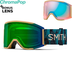 Snowboard Goggles Smith Squad MAG smith x high fives| cp ed green mir+cp storm blue 2025