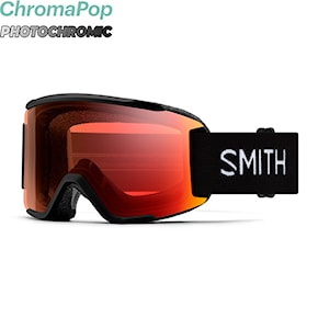 Snowboardové okuliare Smith Squad S black | cp pro photochromic red mirror 2025