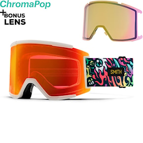 Snowboardové okuliare Smith Squad XL artist series tall boy | cp ed red mir+cp storm yellow flash 2025