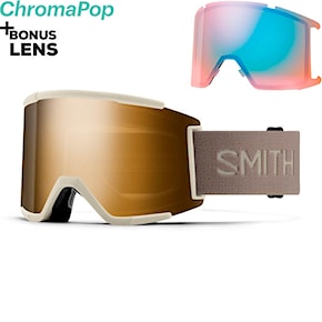 Snowboardové brýle Smith Squad XL chalk | cp sun black gold mirror+cp storm blue 2025