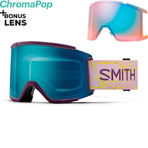 Snowboard Goggles Smith Squad XL dragon slayer | cp ed blue mirror+cp storm blue 2025