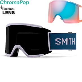 Gogle snowboardowe Smith Squad XL lunar fog mind expanders | cp sun black+cp storm blue 2025