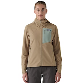 Sportovní bunda Patagonia W's R1 Crossstrata Hoody seabird grey 2025