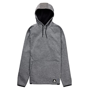 Technická mikina Burton Crown Weatherproof PO true black heather 2026