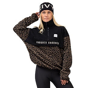 Technická mikina Eivy Ball Fleece black/leopard 2026