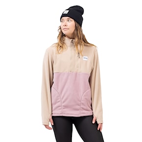 Technická mikina Eivy Techlight Halfzip Fleece sand/faded woodrose 2026