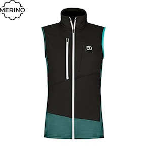 Vesta ORTOVOX Wms Fleece Grid Vest dark arctic grey 2025