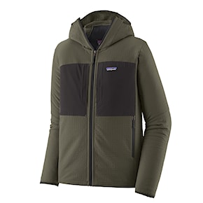 Technická mikina Patagonia M's R2 Techface Hoody pine needle green 2025