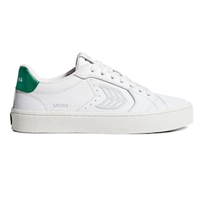 Tenisówki Cariuma Salvas Leather white/ice&metallic green 2025