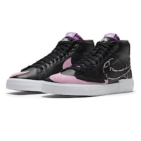 Tenisky Nike SB Zoom Blazer Mid Edge black/pink rise-white-purple neb 2021