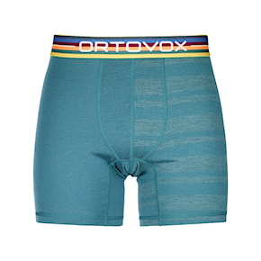 First Layer ORTOVOX 185 Rock'n'wool Boxer pacific green 2022/2023