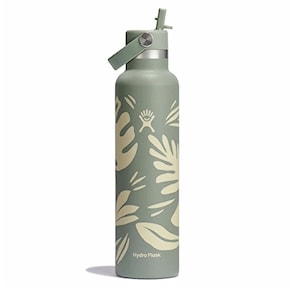 Thermos Hydro Flask 21 oz Standard Flex Straw Cap botanical bliss agave