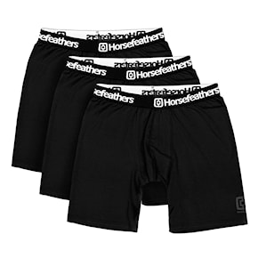 Boxer Shorts Horsefeathers Dynasty Long 3 Pack black 2023/2024