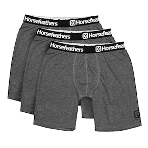 Boxer Shorts Horsefeathers Dynasty Long 3 Pack heather anthracite 2022