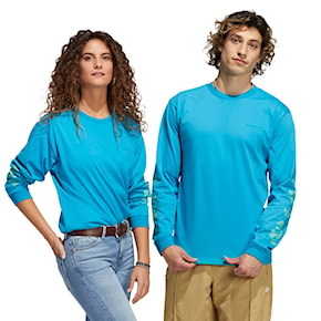 T-Shirt Adidas Nora Graphic LS sonic aqua/signal green 2021