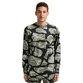 T-shirt Burton Midweight Crew graffiti camo 2026