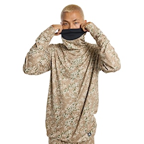 Tričko Burton Midweight Long Neck snowfall camo 2025