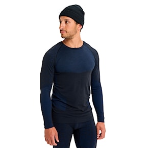 Tričko Burton [ak] Slokar Merino Base Layer Crew true black/grey cloud 2026